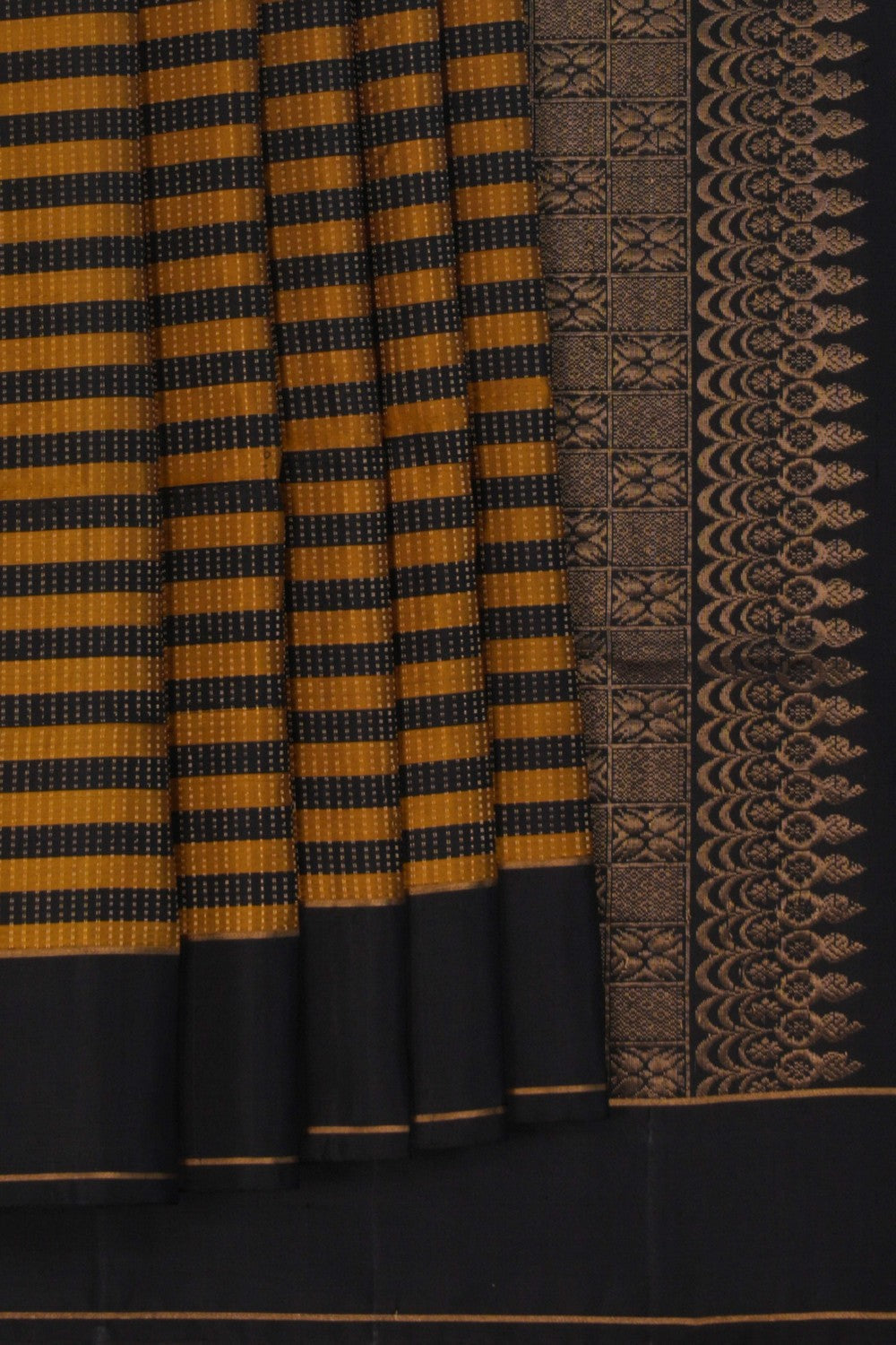 Image of Black South Silk Saree